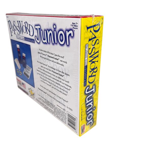 Password Junior Classic Word Association Game Ages 7+ New Sealed - Picture 5 of 9